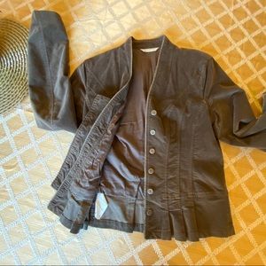 Unique fitted corduroy jacket bought in France